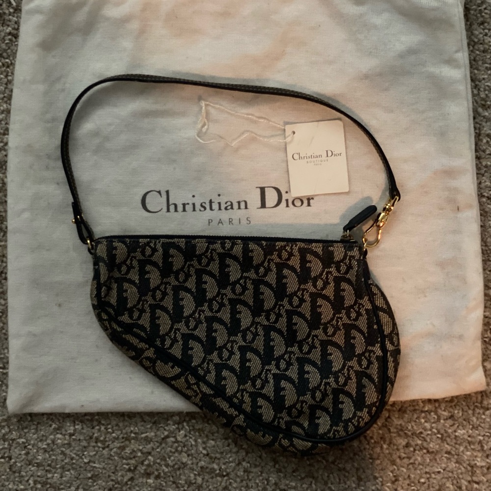 Vintage Dior Saddle Bag Mini